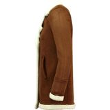 Imitatie Bontjas - Lammy Coat Lang - Bruin