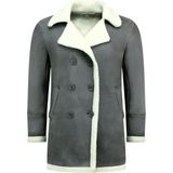 Tony Backer Imitatie bontjas lang lammy coat