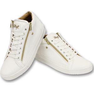 Heren Sneaker - Bee White Gold  White