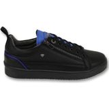 Heren Sneakers - Maximus Black Blue - CMS97 - Zwart/Blauw