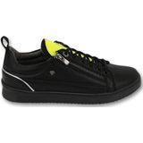 Heren Sneakers - Maximus Black Yellow - CMS97 - Zwart