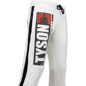 Exclusieve Mannen Joggingbroek - Mike Tyson Boxing Club - Wit
