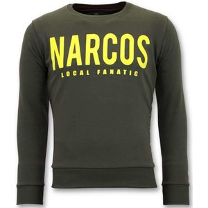 Exclusieve Sweater Mannen - Narcos Trui - Groen