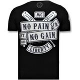 Heren T shirt met Opdruk - Sons of Anarchy - Zwart