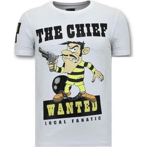 Local Fanatic T-shirt print the chief wanted