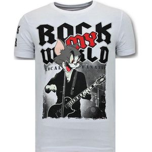 Local Fanatic T-shirt rock my world cat