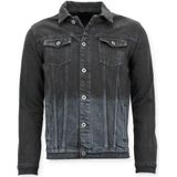 Spijkerjack Heren - Blanco Denim - Zwart
