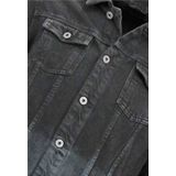 Enos - J-990 - Spijkerjack - Zwart - 100% Katoen