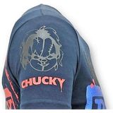 Luxe Heren T-shirt - Chucky Childs Play - Navy