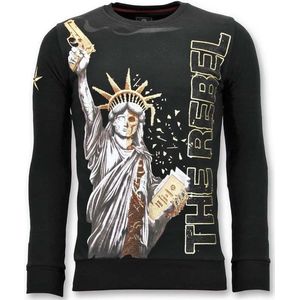 Exclusieve Sweater Heren - The Rebel - Zwart