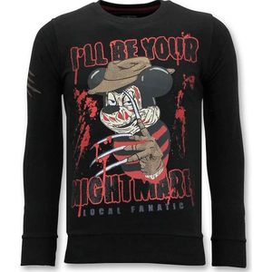 Exclusieve Sweater Heren - Freddy Krueger - Zwart