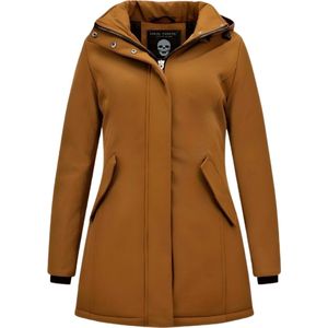 Dames Winterjas Parka - Slim Fit - Bruin