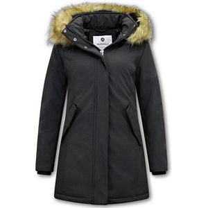 Matogla - Winterjas - Zwart - 100% Polyester - Slim Fit