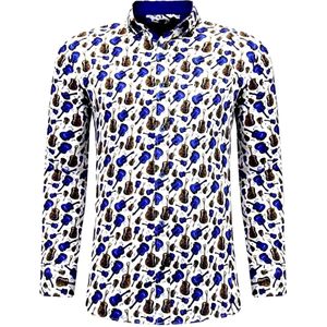 Tony Backer - Overhemden - Gitaar Print - Artikelcode 3069