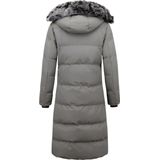 Matogla - Extra Lange Parka - Grijs - 100% Polyester