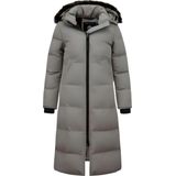 Matogla - Extra Lange Parka - Grijs - 100% Polyester