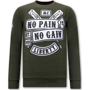 Heren Sweater met Print - Sons of Anarchy - Groen