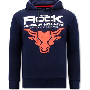 Local Fanatic - Hoodie - Blauw - Print - The Rock