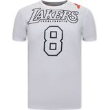 Heren Lakers T-shirt - Bryant - Wit
