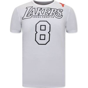 Heren Lakers T-shirt - Bryant - Wit