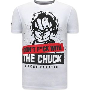 Local Fanatic - Chucky - T-shirt - Wit