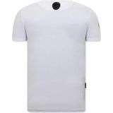 Heren T shirts met Print - Beagle Boys Squad - Wit