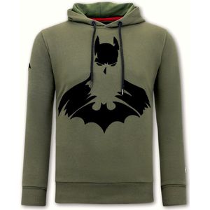 Hoodie Heren Print Batman - Groen