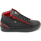 Heren Sneaker - Cesar Black Red- CMS98 - Zwart