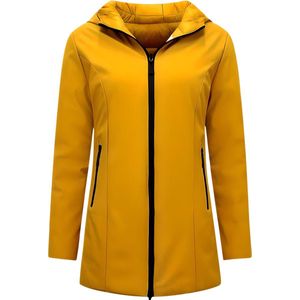 Gentile Bellini - Lange Gewatteerde Jas - Geel - Puffer Jacket