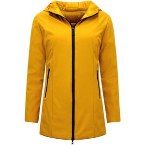 Gentile Bellini - Lange Gewatteerde Jas - Geel - Puffer Jacket