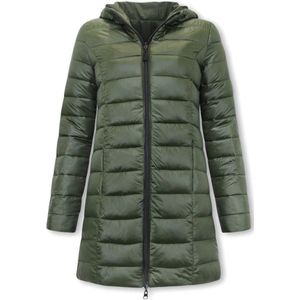 Gentile Bellini - Dubbelzijdige Parka - Groen - 100% Polyester