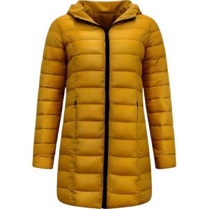 Gentile Bellini - Dubbelzijdige Dames Jas - Geel - 100% Polyester