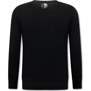 Heren Sweater - Athletic Dept. - Zwart / Blauw