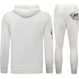 Local Fanatic - Narcos University - Joggingspak - Wit - 84% Katoen, 16% Polyester