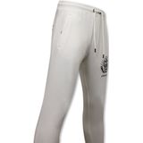 Local Fanatic - Narcos University - Joggingspak - Wit - 84% Katoen, 16% Polyester