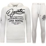 Local Fanatic - Narcos University - Joggingspak - Wit - 84% Katoen, 16% Polyester