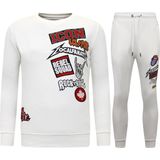 ICON - Rocks - Joggingpak - Wit - Katoen