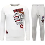 ICON - Rocks - Joggingpak - Wit - Katoen