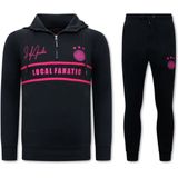 Local Fanatic - Double Line Signed - Trainingspak - Wit / Blauw