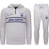 Local Fanatic - UFC Ultimate Championship - Joggingspak - Wit - Katoen/Polyester