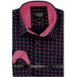 Gentile Bellini - Slim Fit Overhemd - Navy - Business Overhemden Heren