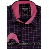 Gentile Bellini - Slim Fit Overhemd - Navy - Business Overhemden Heren