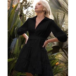 Msn-Collection - Jurk 2240 - Zwart - Dames Jurk