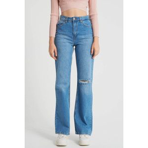 Dames Jeans High Waist - 78 - Blauw