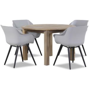 Hartman Sophie studio/Brighton rond 120 cm dining tuinset 5-delig