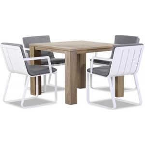 Lifetstyle Estancia/Brighton 100 cm dining tuinset 5-delig