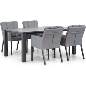 Lifestyle Parma/Munster 180 cm dining tuinset 5-delig