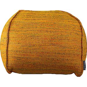 Poef Fluffy Oranje-100% Virgin Wool-381