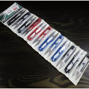 Mini Naai schaar - Naaisterschaar - Handige mini schaar - Stofscharen - Hobbyschaar - Kleur assorti - 1 stuk