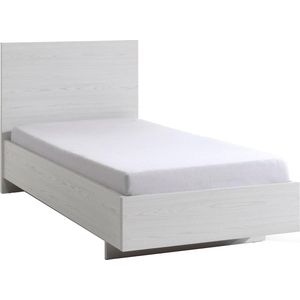 Bed Andante Wit - Hoogte 100 cm